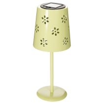 Product Solar LED table lamp with floral design, atmospheric outdoor lighting, 28cm