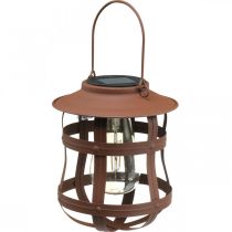 Decorative lamp, light for the garden, solar lantern warm white Ø15cm H18cm
