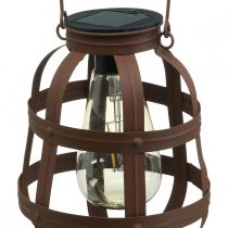 Solar lamp, garden lamp, decorative lantern warm white Ø14.5cm H19cm