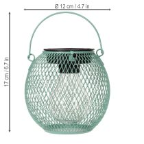 Product Solar lantern, decorative LED lighting, energy-saving, ideal for outdoor use, 12cm