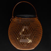 Product Solar lantern LED for atmospheric garden lighting in an attractive metal design, 12cm