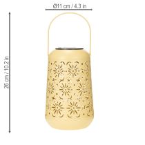 Product Solar lantern for the garden with floral design and atmospheric light, 26cm