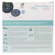 Product Solar pump for garden ponds Floating solar fountain with LED 16cm