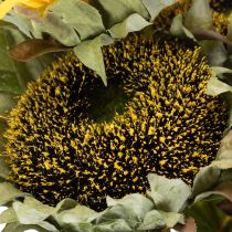 Product Artificial Sunflower Stems with Realistic Leaves and Blooms, 58cm, Set of 3