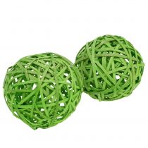 Spanball light green Ø8cm 4pcs