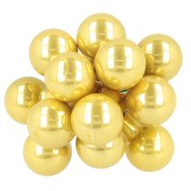 Product Mini Christmas Baubles on Wire Glossy Mirror Berries 20mm 140 Pieces