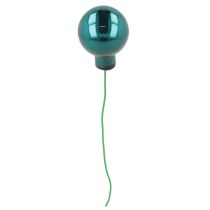 Product Mini Christmas Baubles 20mm Glossy Matte Mix Glass Opal Blue 140pcs