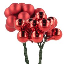 Product Mirror Berries Red Matt, Glossy Ø1.5cm 140 pcs