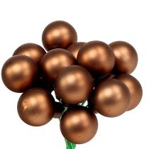 Product Mirror Berries Ø1.5cm Brown-Gold 140 pcs