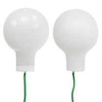 Product Mirror berries Ø2cm white matt, glossy 140p