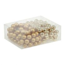 Product Mirror berries gold mix 25mm 140pcs