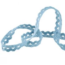 Product Lace border blue decorative ribbon W9mm L20m