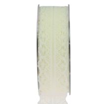 Product Lace ribbon cream gift ribbon decorative ribbon 28mm 20m