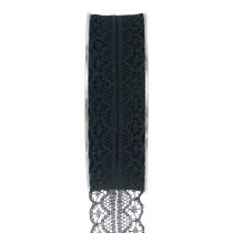 Product Lace ribbon gift ribbon black ribbon lace 28mm 20m