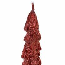 Taper candles Fir tree 30mm×260mm 2pcs Different colors