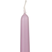 Tapered candles Wenzel candles lilac 250/23mm 12pcs