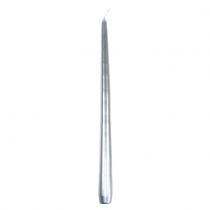Pointed candles 400/25 silver 8pcs