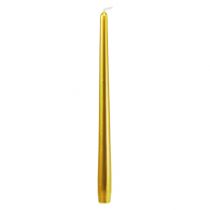 Product Taper candles 300/23 gold table candles 12 pieces