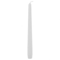 Product Tapered candles 250/23 candles white 12 pieces