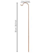 Product Garden stake hook hanger for lanterns and plants, decoration for garden and terrace, 98cm