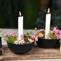 Product Pillar candle white cream wax candles 180mm/Ø21mm 6pcs