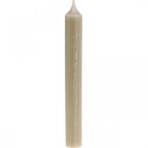 Product Taper Candles Brown Candles Candle Decoration Autumn Ø21/170mm 6 Pcs