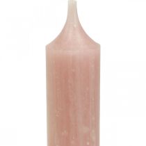 Product Rod candles, short, candles pink for deco loop Ø21/110mm 6pcs