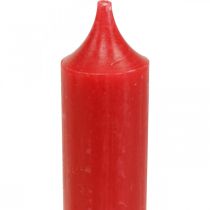 Rod candles red candles candle decoration Christmas Ø21/170mm 6pcs