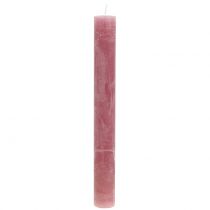 Product Taper Candles Solid Colored Old Pink 34mm x 300mm 4 Pcs