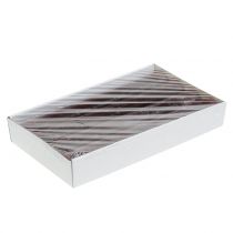 Product Set of 4 Burgundy Solid-Colored Taper Candles 34mm x 300mm