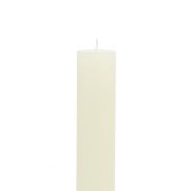 Product Taper Candles Solid Colored Cream 34mm x 300mm 4 Pcs