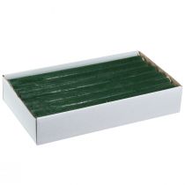 Product Dark Green Taper Candles, Fully Dyed, 22×240mm, Set of 12