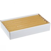 Product Taper candles colored candles honey 21×240mm 12 pcs