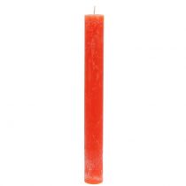 Product Candles colored through Orange 34mm x 300mm 4pcs