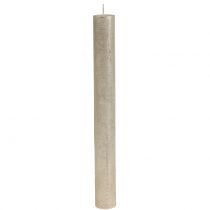 Product Taper candles colored champagne 34mm x 300mm 4 pcs