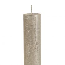Product Taper candles colored champagne 34mm x 240mm 4 pcs