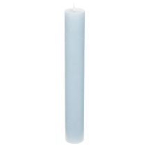 Product Set of 4 Blue Taper Candles 34x240mm for Indoor Decoration