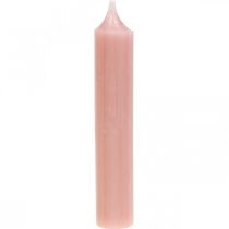 Product Rod candles, short, candles pink for deco loop Ø21/110mm 6pcs