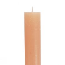 Product Taper Candles Solid Colored Peach Candles Orange 34×300mm 4 Pcs