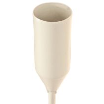 Product Taper candle holder 6 candles candle holder grey Ø20cm H31cm