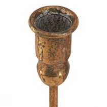 Product Antique candle holder for 10 candles gold 46×46cm H16.5cm