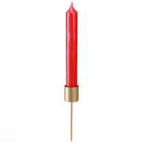 Product Stick candle holder matt gold candle holder for sticking 11cm 16 pcs
