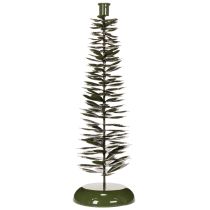 Product Candle Holder in Green Metal Christmas Tree Design 45cm