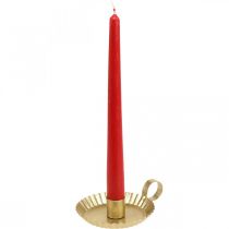 Product Candlestick metal stick candle holder gold Ø9.5cm 4pcs