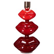 Product Glossy Lip Candle Holder, Modern Design, 21cm