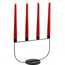 Product Candlestick, candle holder Advent wreath 27.5cm H18.5cm