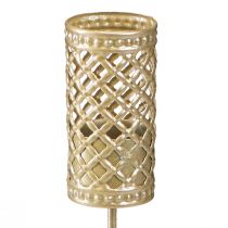 Product Stick candle holders, matte gold, Ø22mm, H10cm, 4 pieces