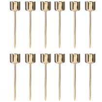 Product Stick candle holder rose gold Ø22mm H10.5cm 12 pcs
