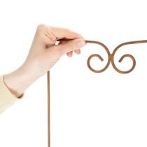 Product Trellis, climbing aid, curved decorative element for flower beds and plant pots, 75cm