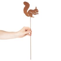 Product Rustic Metal Squirrel Garden Stake Set – 52cm, 2 Pieces
